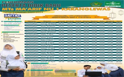 JADWAL IMSAKIYAH 1444H / 2023M